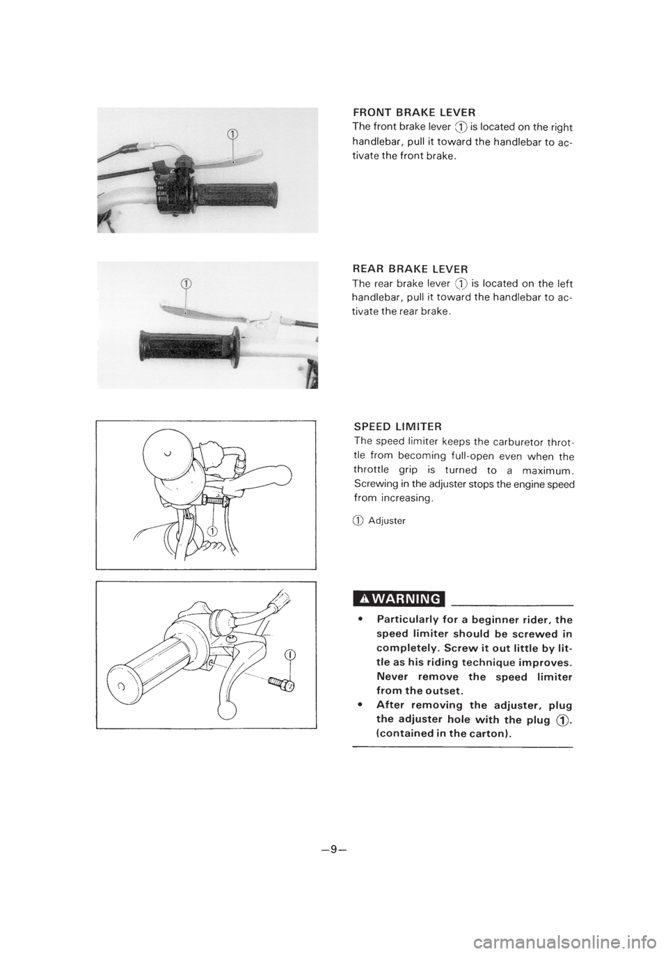 YAMAHA PW50 2002 Owners Guide *1/3=PW50-5PG-81 01.4.11 6:28 PM Page 30 YAMAHA PW50 2002 Owners Guide *1/3=PW50-5PG-81 01.4.11 6:28 PM Page 30