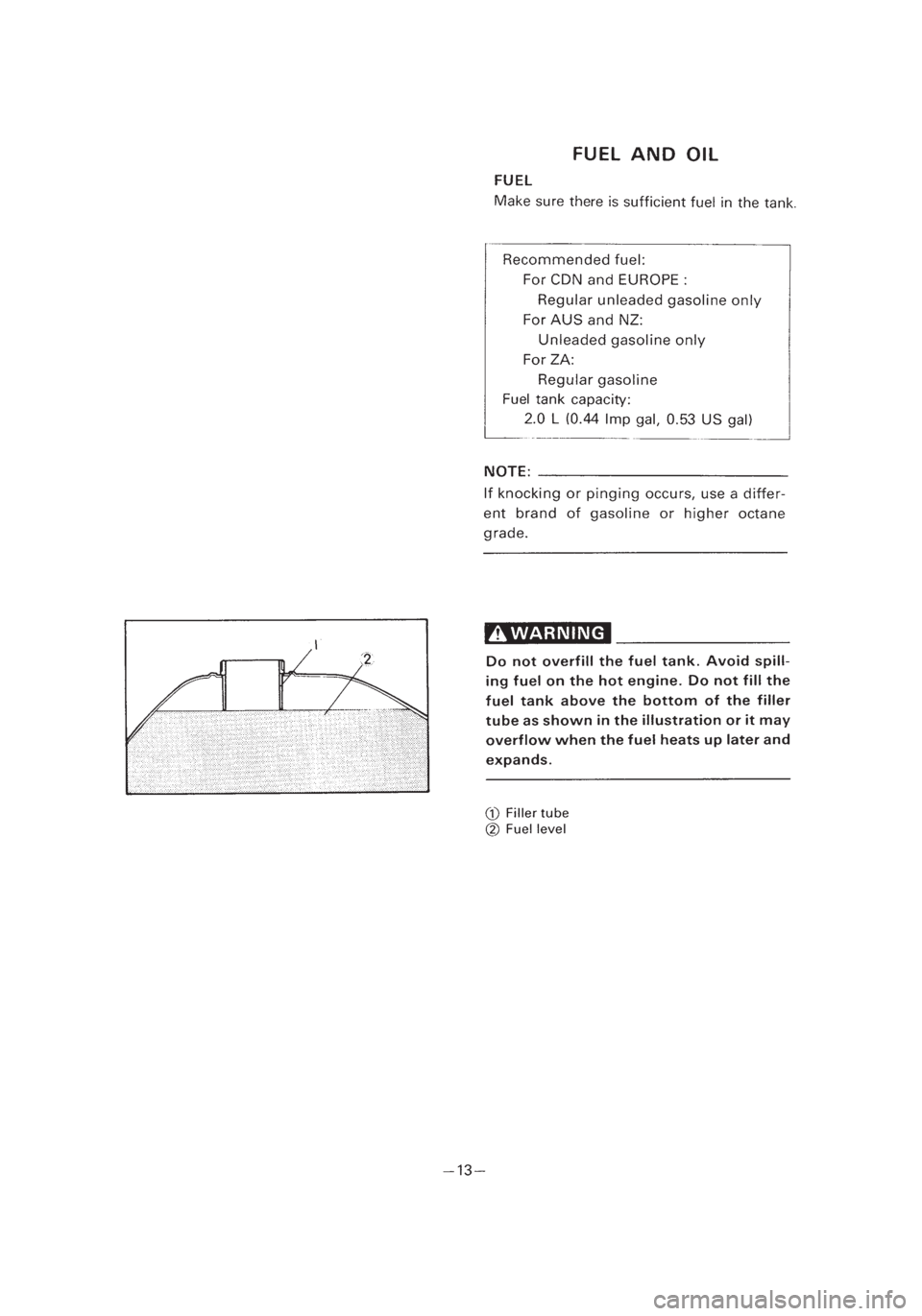 YAMAHA PW50 2002 Owners Guide *1/3=PW50-5PG-81 01.4.11 6:30 PM Page 34 YAMAHA PW50 2002 Owners Guide *1/3=PW50-5PG-81 01.4.11 6:30 PM Page 34