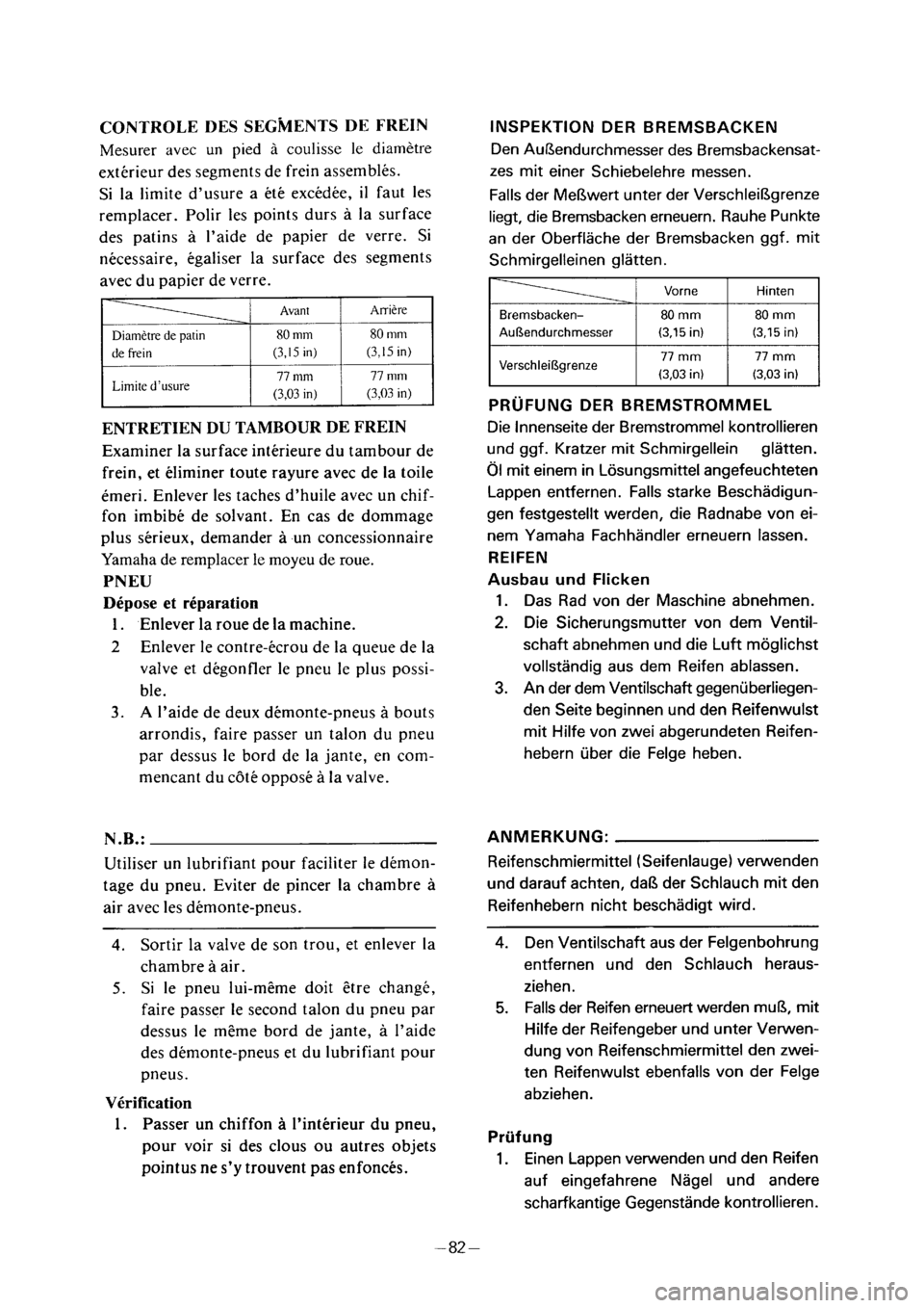 YAMAHA PW50 2001  Owners Manual 