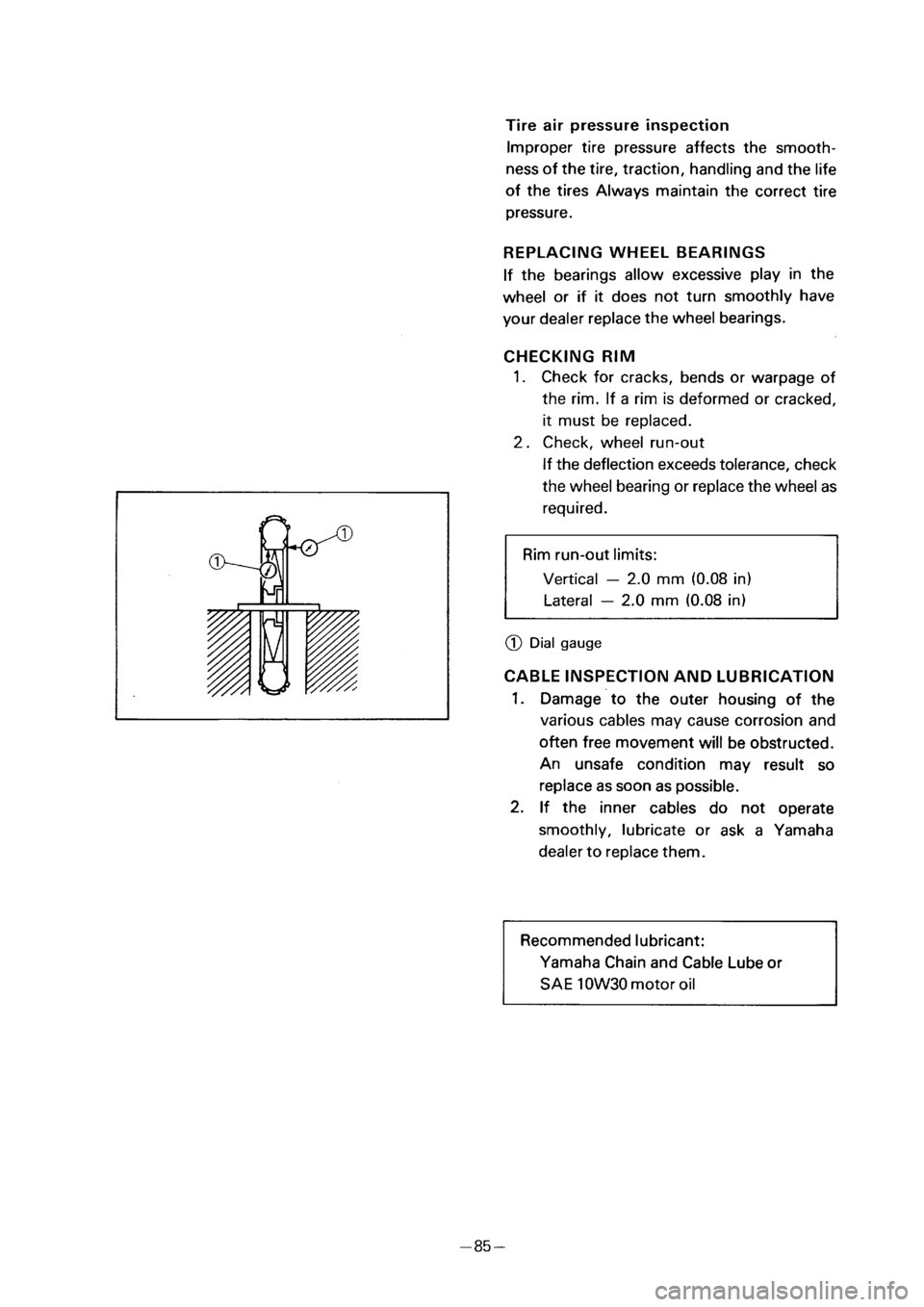 YAMAHA PW50 2001  Owners Manual 
