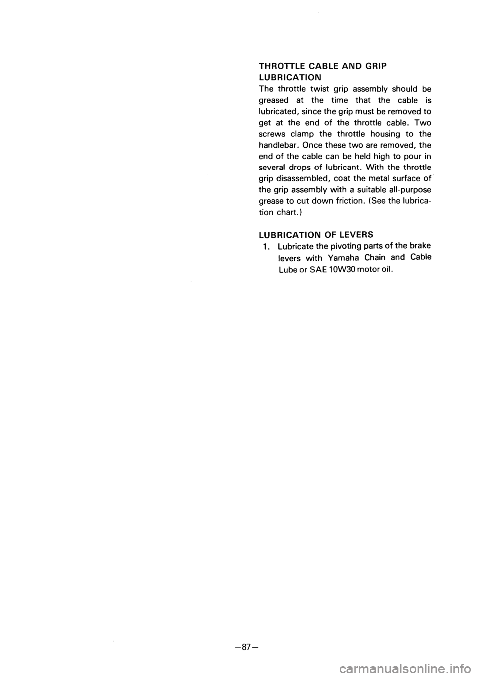 YAMAHA PW50 2001  Owners Manual 