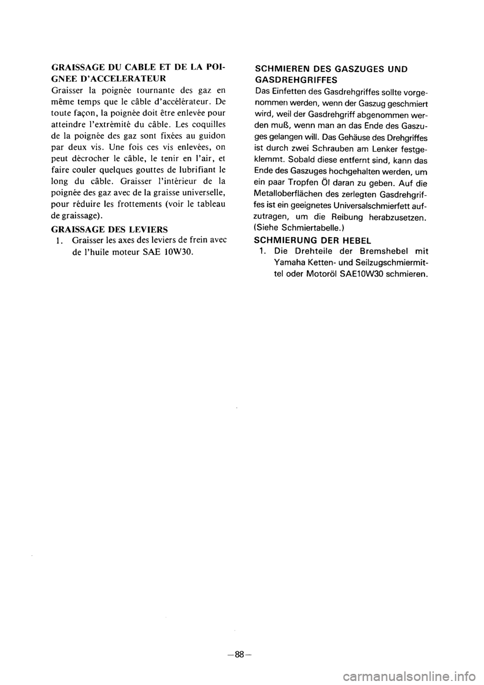 YAMAHA PW50 2001 Owners Manual YAMAHA PW50 2001 Owners Manual