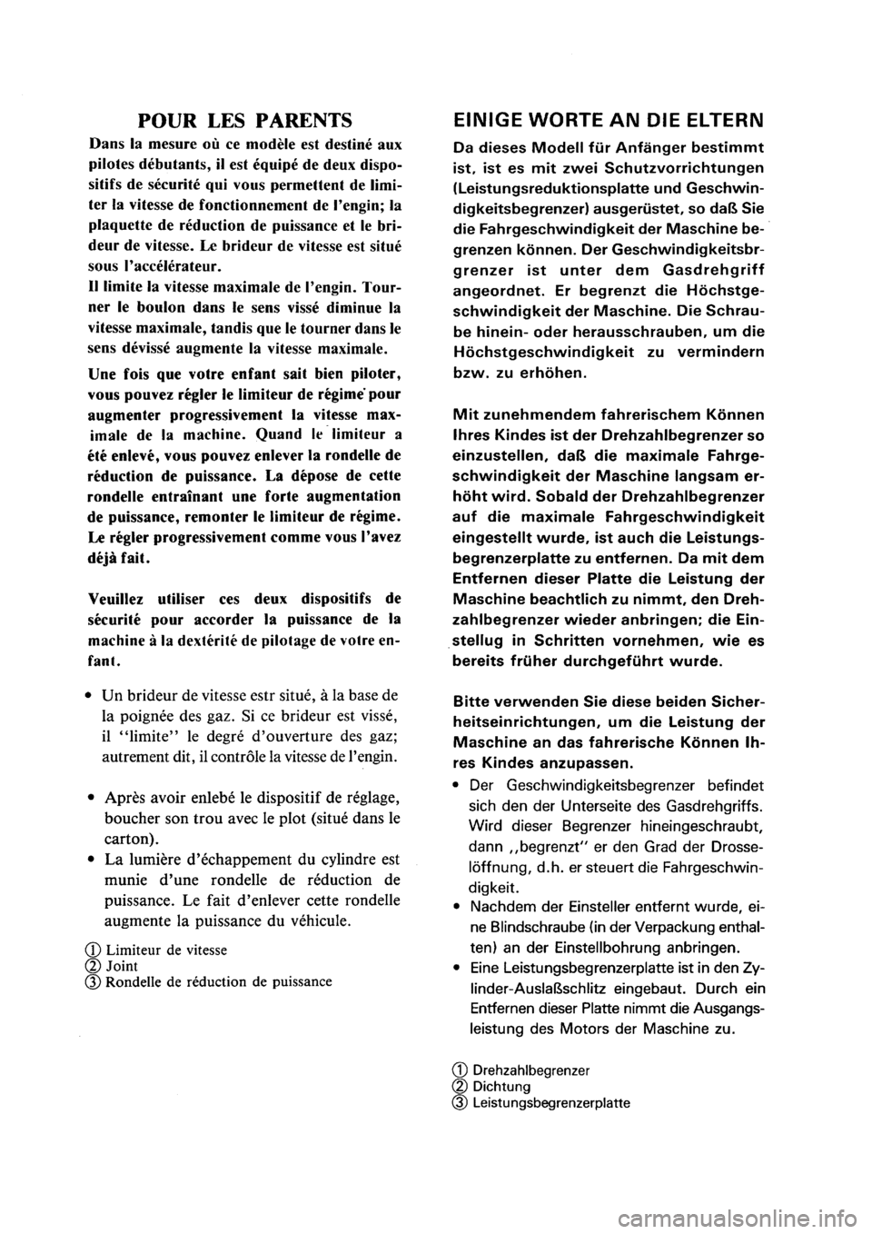 YAMAHA PW50 2001 Notices Demploi (in French) YAMAHA PW50 2001 Notices Demploi (in French)