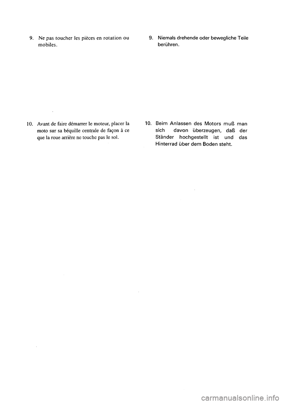 YAMAHA PW50 2001 Owners Manual YAMAHA PW50 2001 Owners Manual