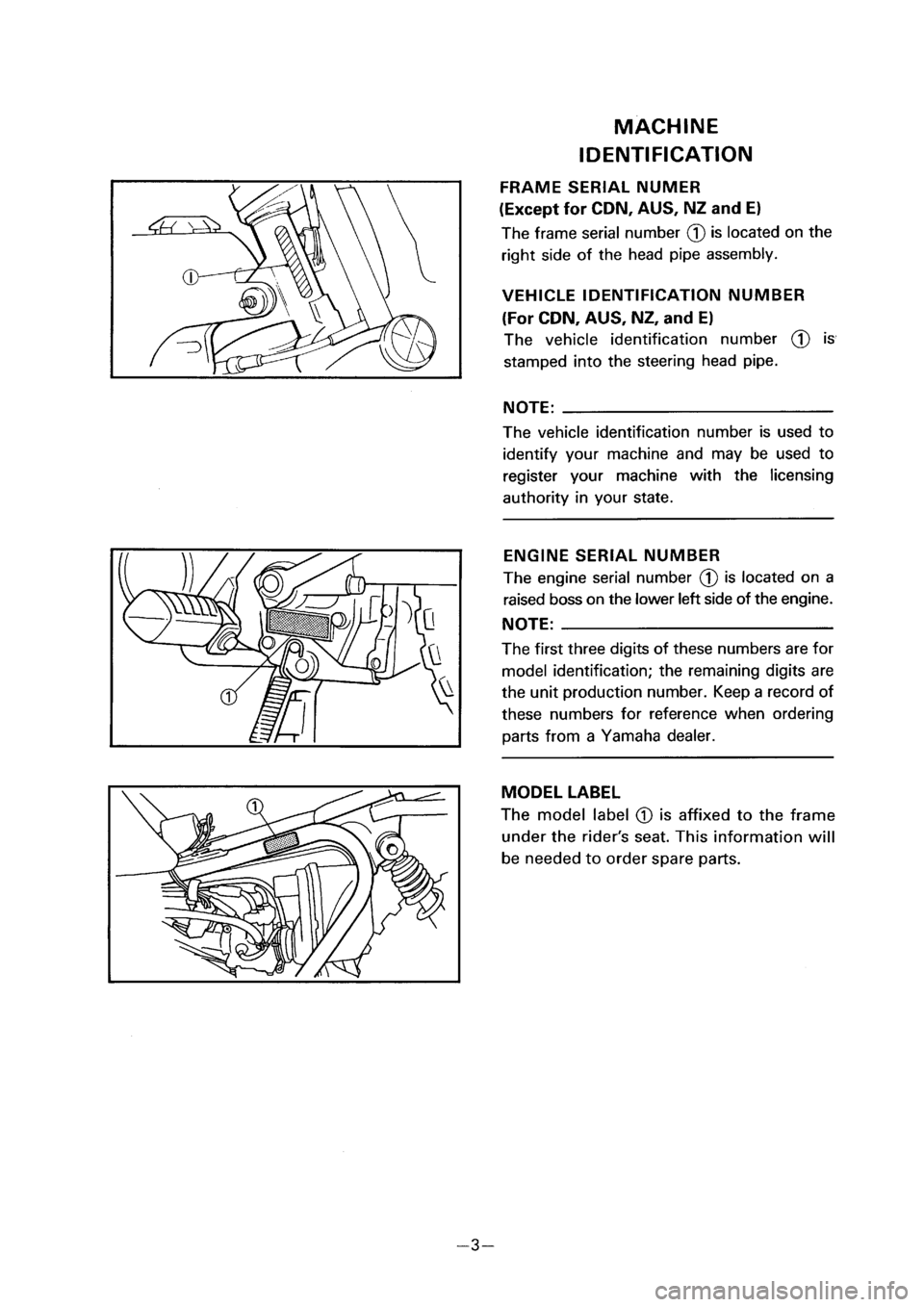 YAMAHA PW50 2001 Owners Manual YAMAHA PW50 2001 Owners Manual
