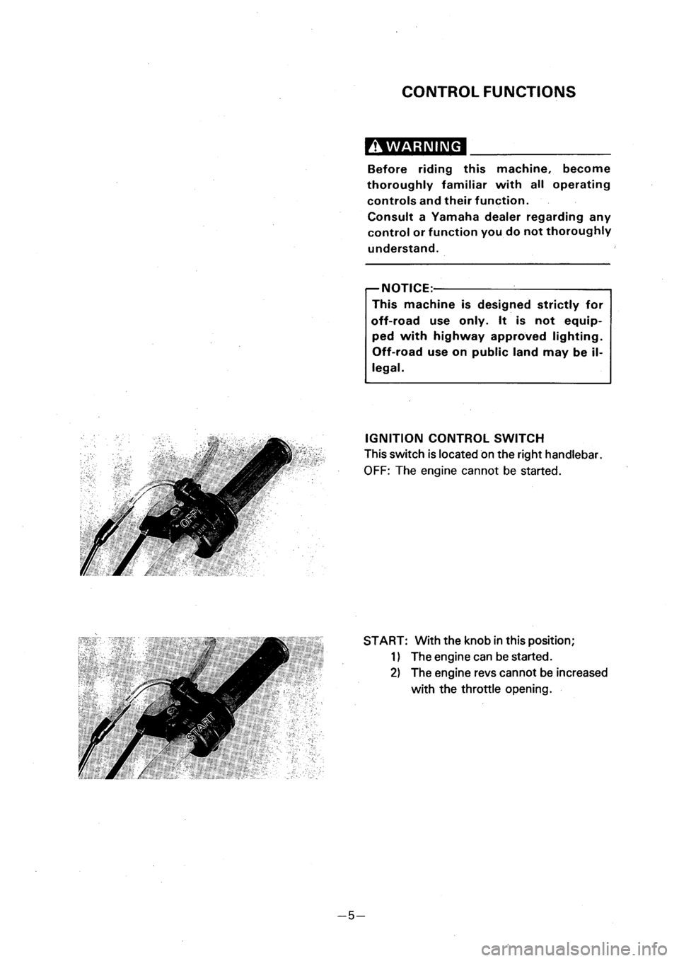 YAMAHA PW50 2001 Owners Manual YAMAHA PW50 2001 Owners Manual