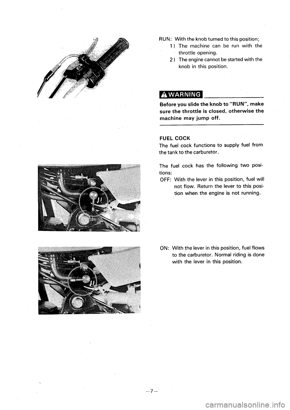 YAMAHA PW50 2001 Owners Manual YAMAHA PW50 2001 Owners Manual