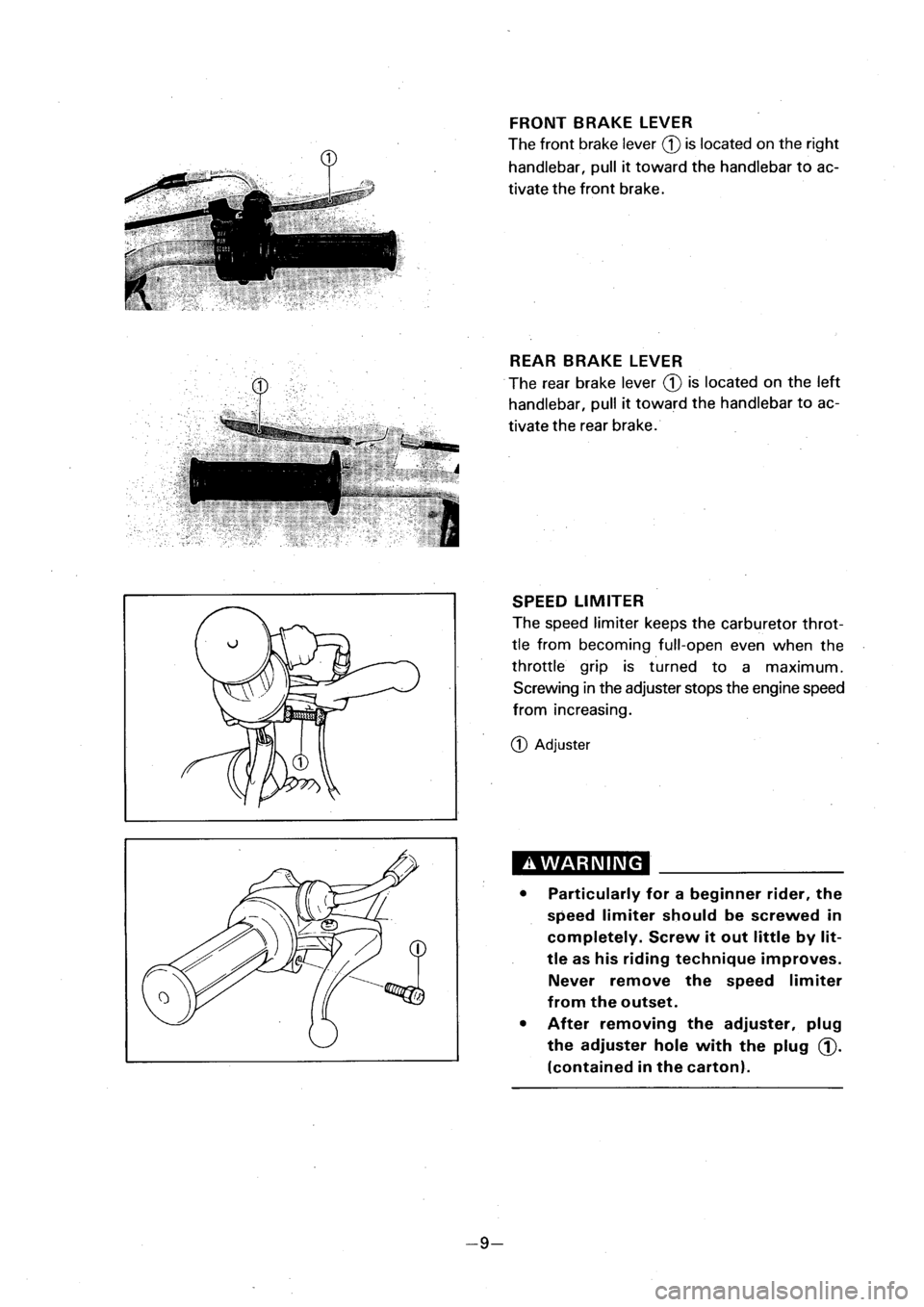YAMAHA PW50 2001 Notices Demploi (in French) YAMAHA PW50 2001 Notices Demploi (in French)
