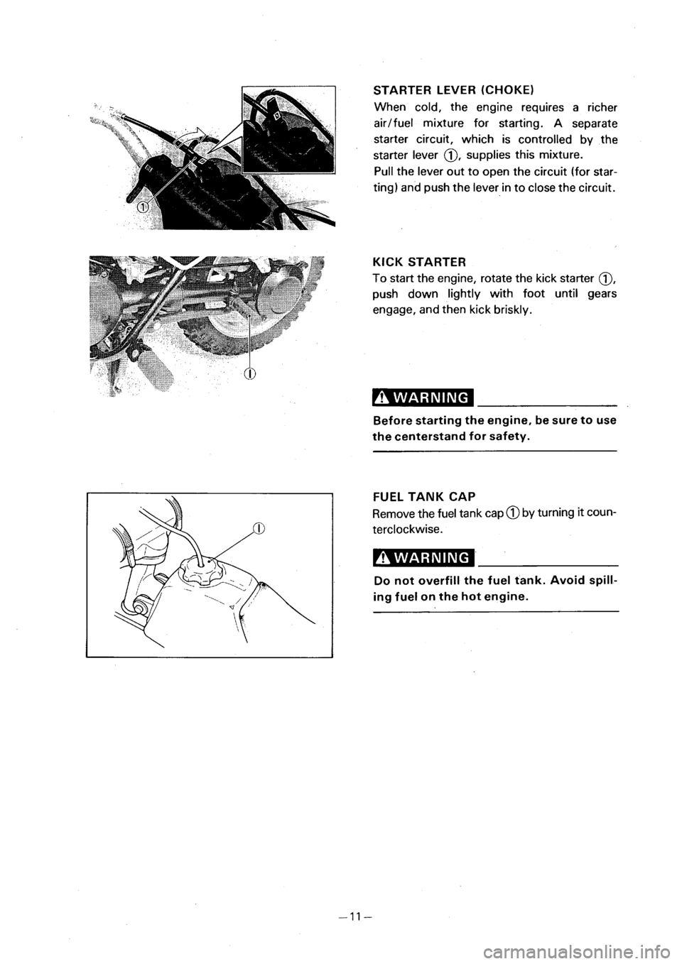 YAMAHA PW50 2001 Notices Demploi (in French) YAMAHA PW50 2001 Notices Demploi (in French)