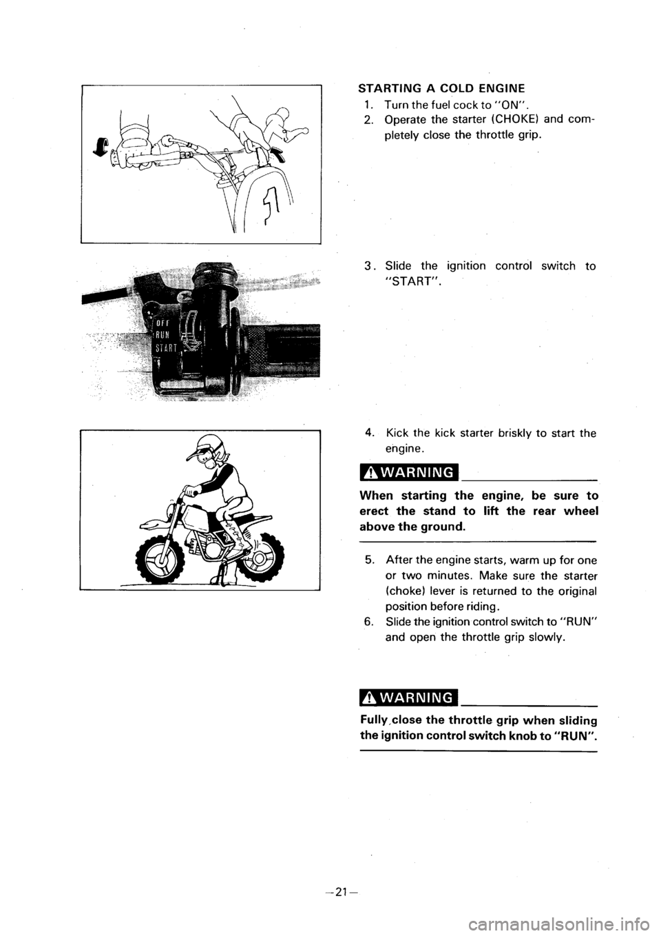YAMAHA PW50 2001 Notices Demploi (in French) YAMAHA PW50 2001 Notices Demploi (in French)