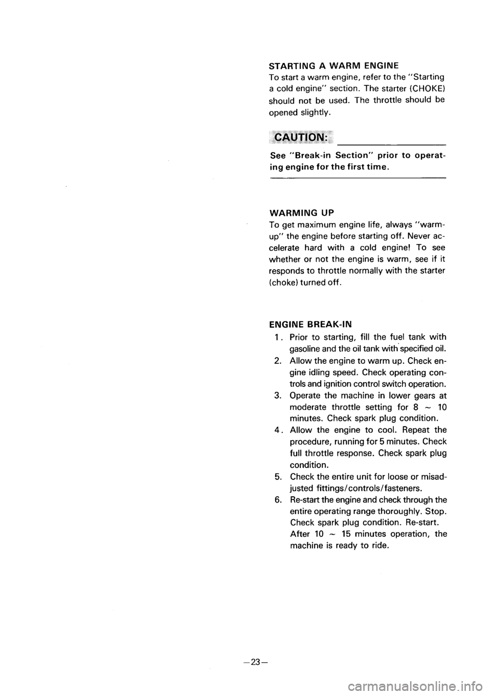 YAMAHA PW50 2001 Notices Demploi (in French) YAMAHA PW50 2001 Notices Demploi (in French)