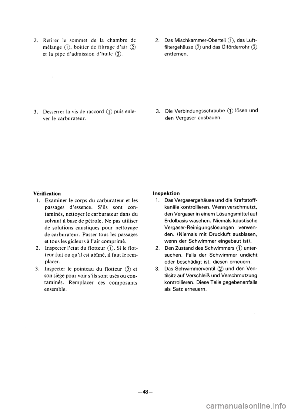 YAMAHA PW50 2001 Manual PDF 