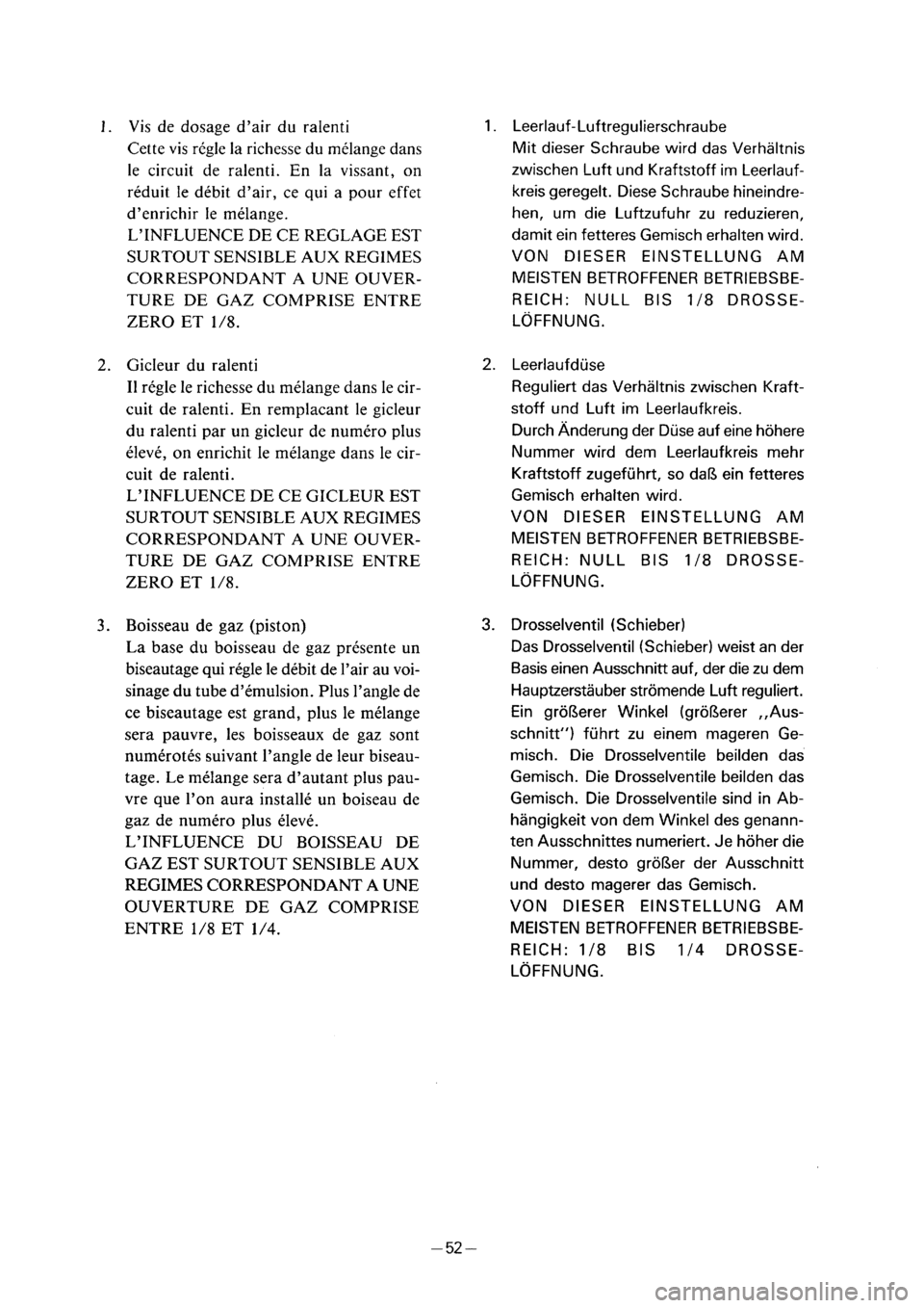 YAMAHA PW50 2001 Manual PDF 