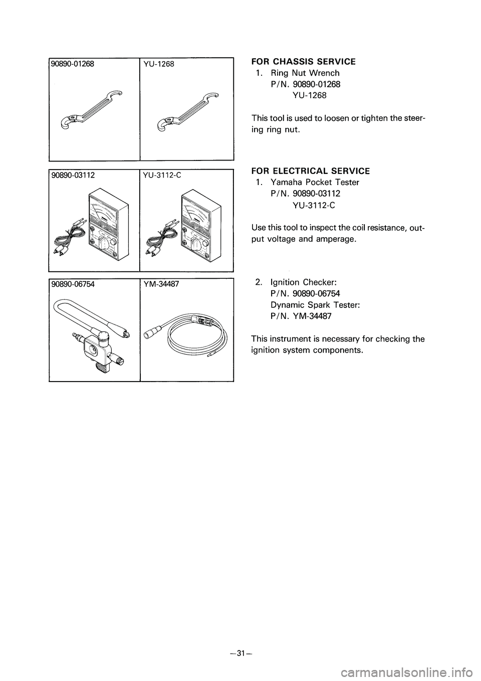 YAMAHA PW80 2006 Workshop Manual � ��3�7������ � �������� ������ � 