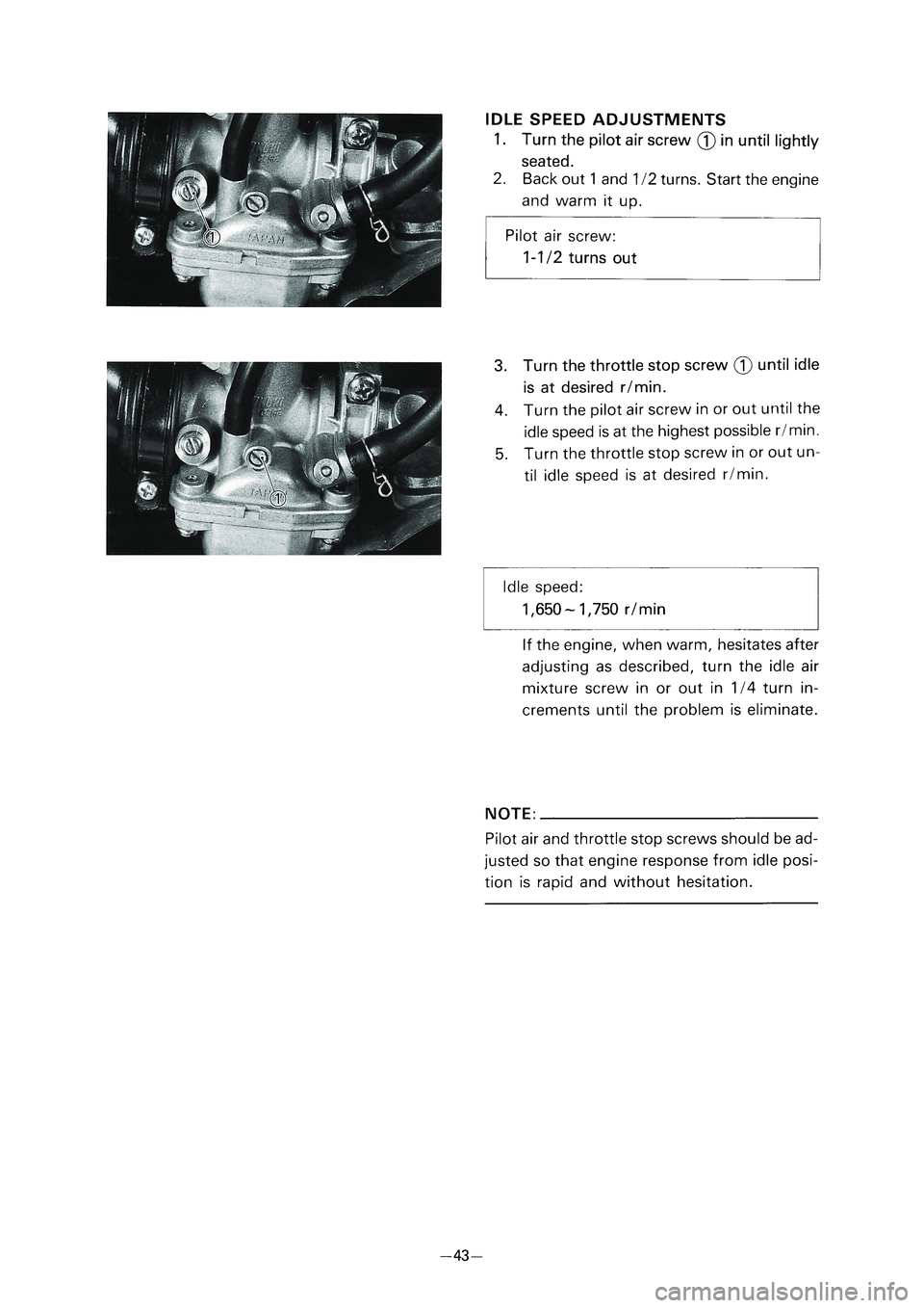 YAMAHA PW80 2006 Repair Manual � ��3�7������ � �������� ������ � 