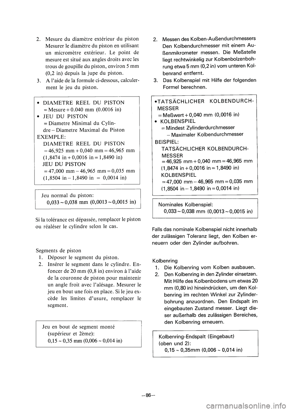 YAMAHA PW80 2005 Notices Demploi (in French) 3RV 8E 3 04.4.13 10:28 5 YAMAHA PW80 2005 Notices Demploi (in French) 3RV 8E 3 04.4.13 10:28 5