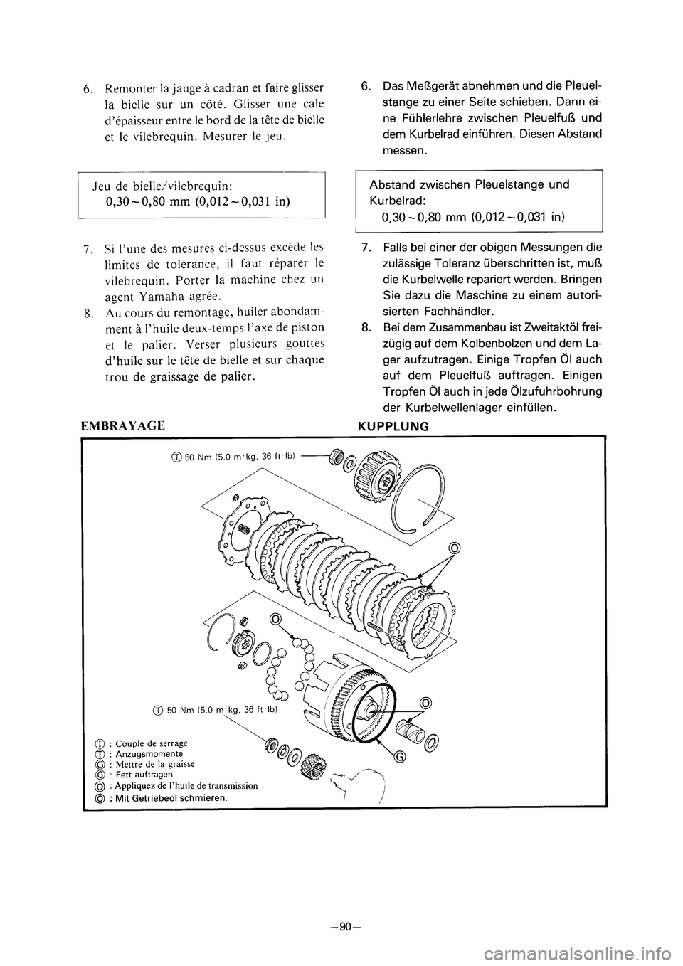 YAMAHA PW80 2005 Notices Demploi (in French) 3RV 8E 3 04.4.13 10:28 9 YAMAHA PW80 2005 Notices Demploi (in French) 3RV 8E 3 04.4.13 10:28 9