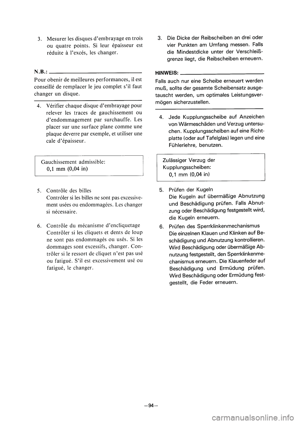 YAMAHA PW80 2005 Notices Demploi (in French) 3RV 8E 3 04.4.13 10:28 13 YAMAHA PW80 2005 Notices Demploi (in French) 3RV 8E 3 04.4.13 10:28 13