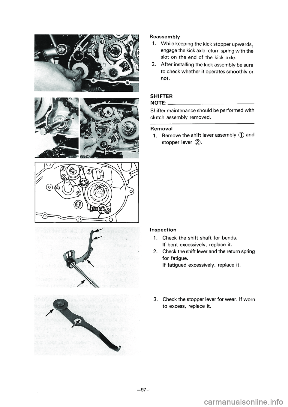 YAMAHA PW80 2005 Notices Demploi (in French) 3RV 8E 3 04.4.13 10:28 16 YAMAHA PW80 2005 Notices Demploi (in French) 3RV 8E 3 04.4.13 10:28 16
