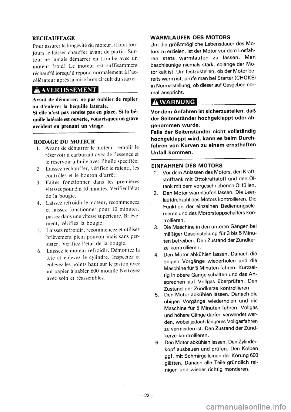 YAMAHA PW80 2005  Notices Demploi (in French)  3RV 8E 1  04.4.13 10:05      41  