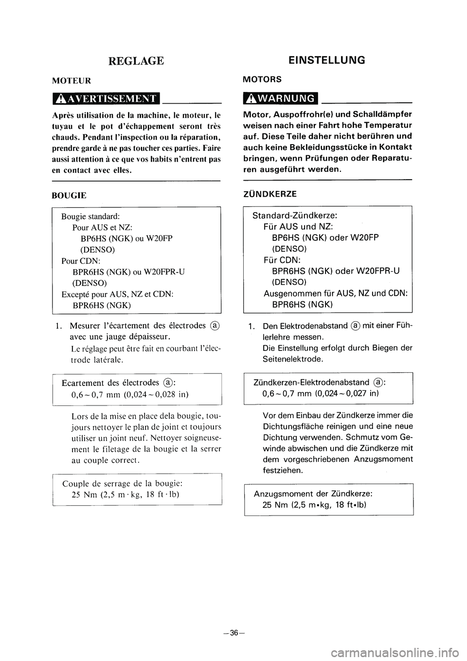 YAMAHA PW80 2005 Notices Demploi (in French) 3RV 8E 2 04.4.13 10:13 5 YAMAHA PW80 2005 Notices Demploi (in French) 3RV 8E 2 04.4.13 10:13 5