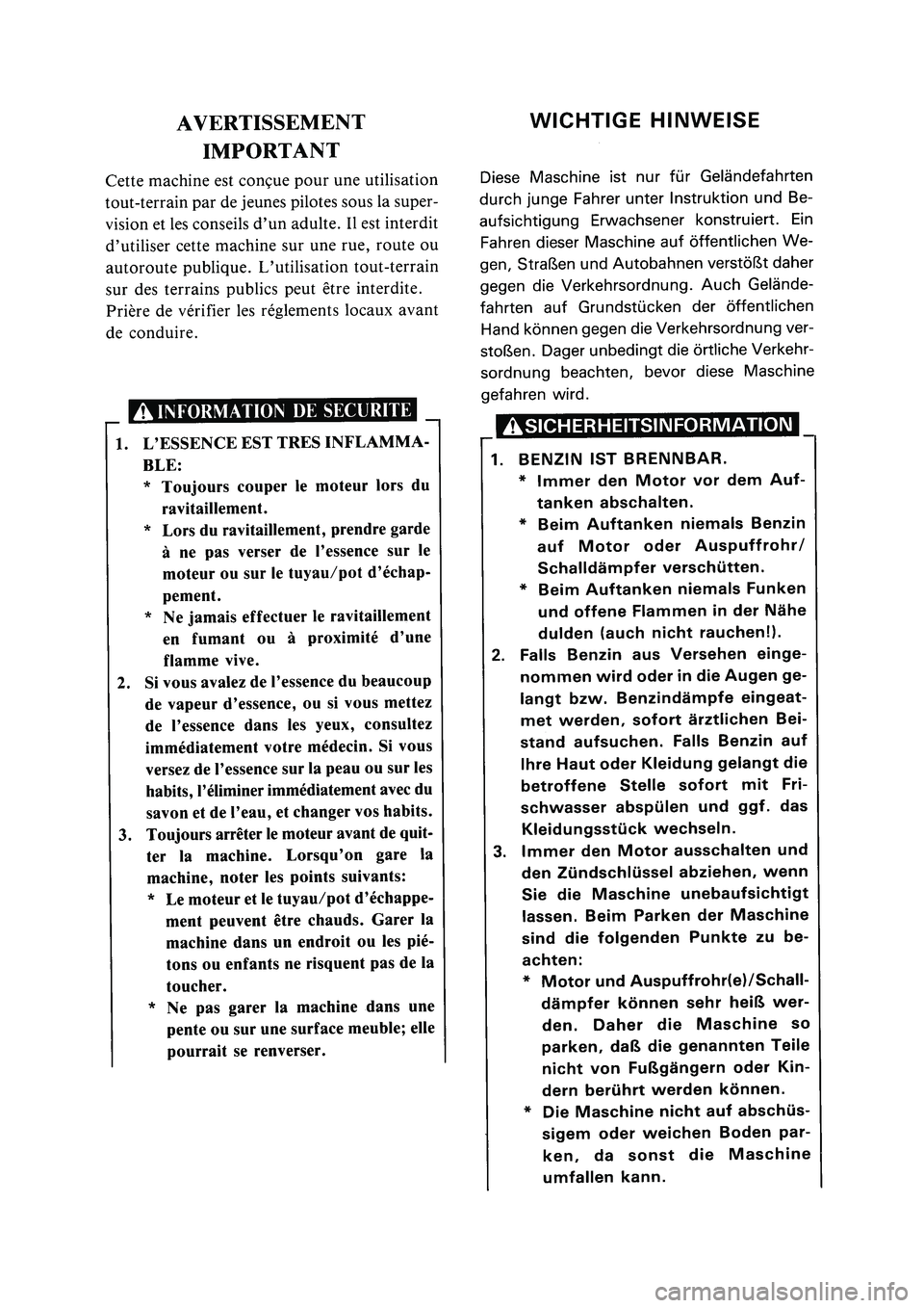 YAMAHA PW80 2005  Notices Demploi (in French)  3RV 8E 1  04.4.13 10:04      7  