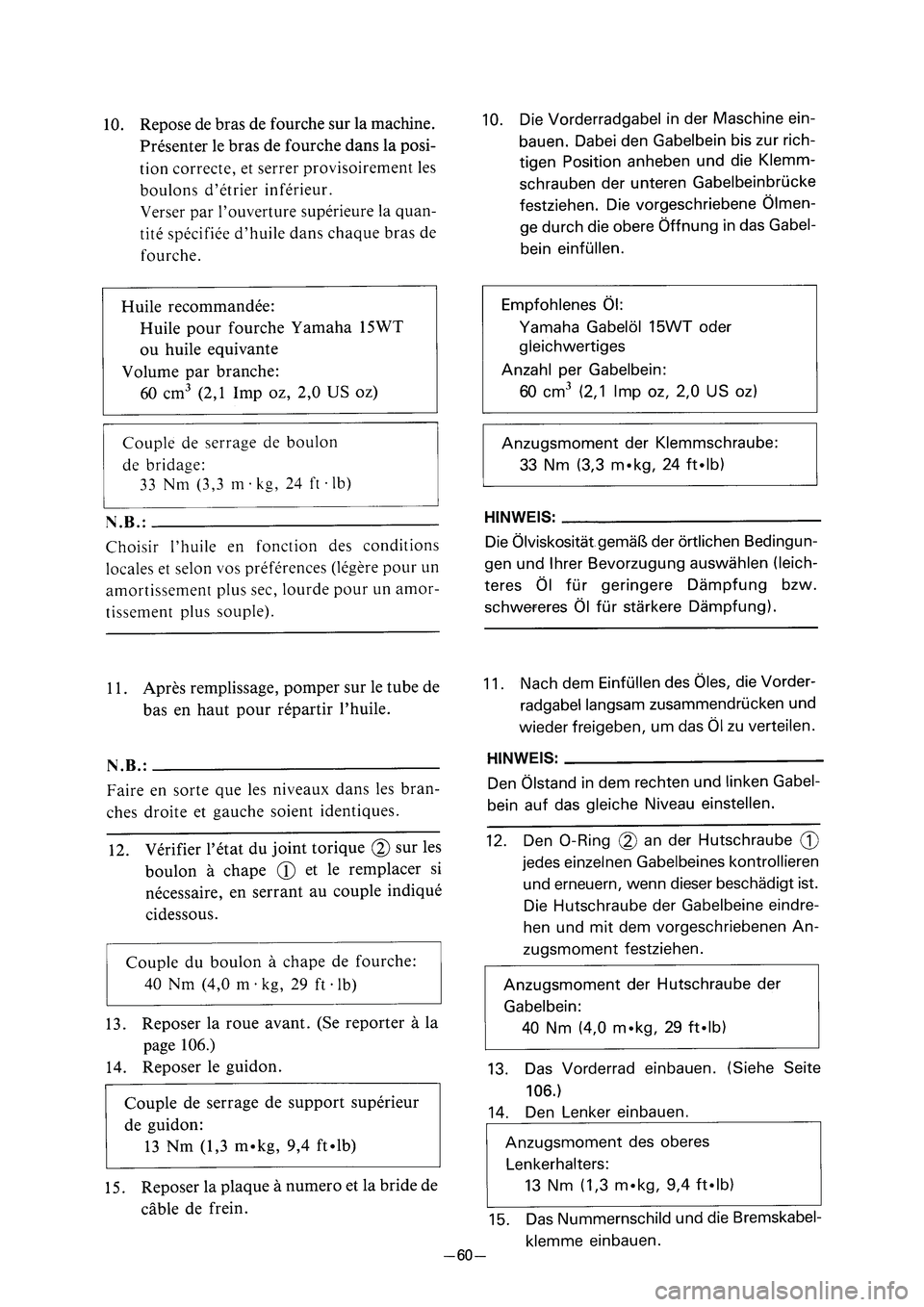 YAMAHA PW80 2005 Notices Demploi (in French) 3RV 8E 2 04.4.13 10:14 29 YAMAHA PW80 2005 Notices Demploi (in French) 3RV 8E 2 04.4.13 10:14 29