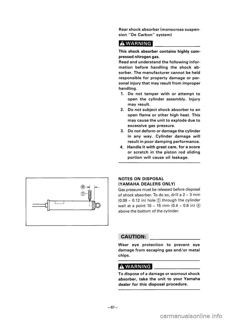 YAMAHA PW80 2005 Notices Demploi (in French) 3RV 8E 2 04.4.13 10:14 30 YAMAHA PW80 2005 Notices Demploi (in French) 3RV 8E 2 04.4.13 10:14 30