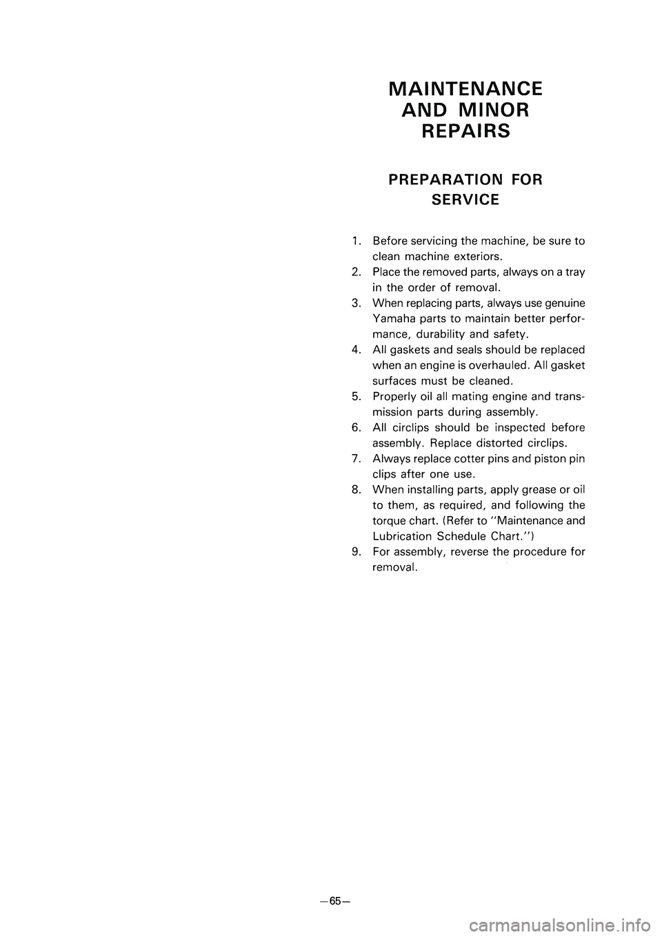 YAMAHA PW80 2005 Notices Demploi (in French) 3RV 8E 2 04.4.13 10:14 34 YAMAHA PW80 2005 Notices Demploi (in French) 3RV 8E 2 04.4.13 10:14 34