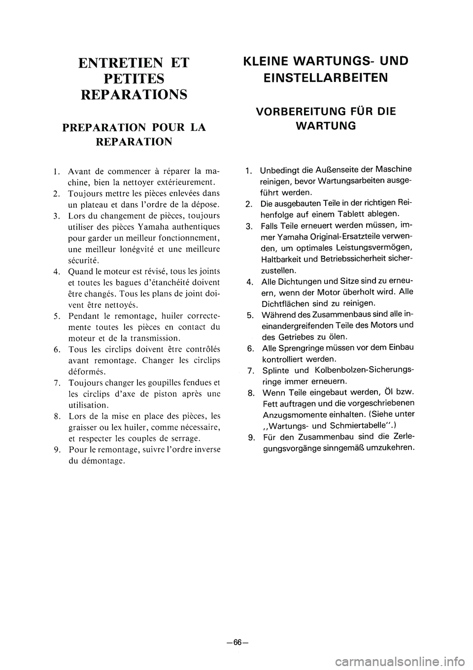 YAMAHA PW80 2005 Notices Demploi (in French) 3RV 8E 2 04.4.13 10:14 35 YAMAHA PW80 2005 Notices Demploi (in French) 3RV 8E 2 04.4.13 10:14 35