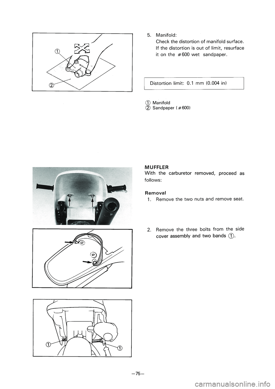 YAMAHA PW80 2005 Notices Demploi (in French) 3RV 8E 2 04.4.13 10:15 44 YAMAHA PW80 2005 Notices Demploi (in French) 3RV 8E 2 04.4.13 10:15 44