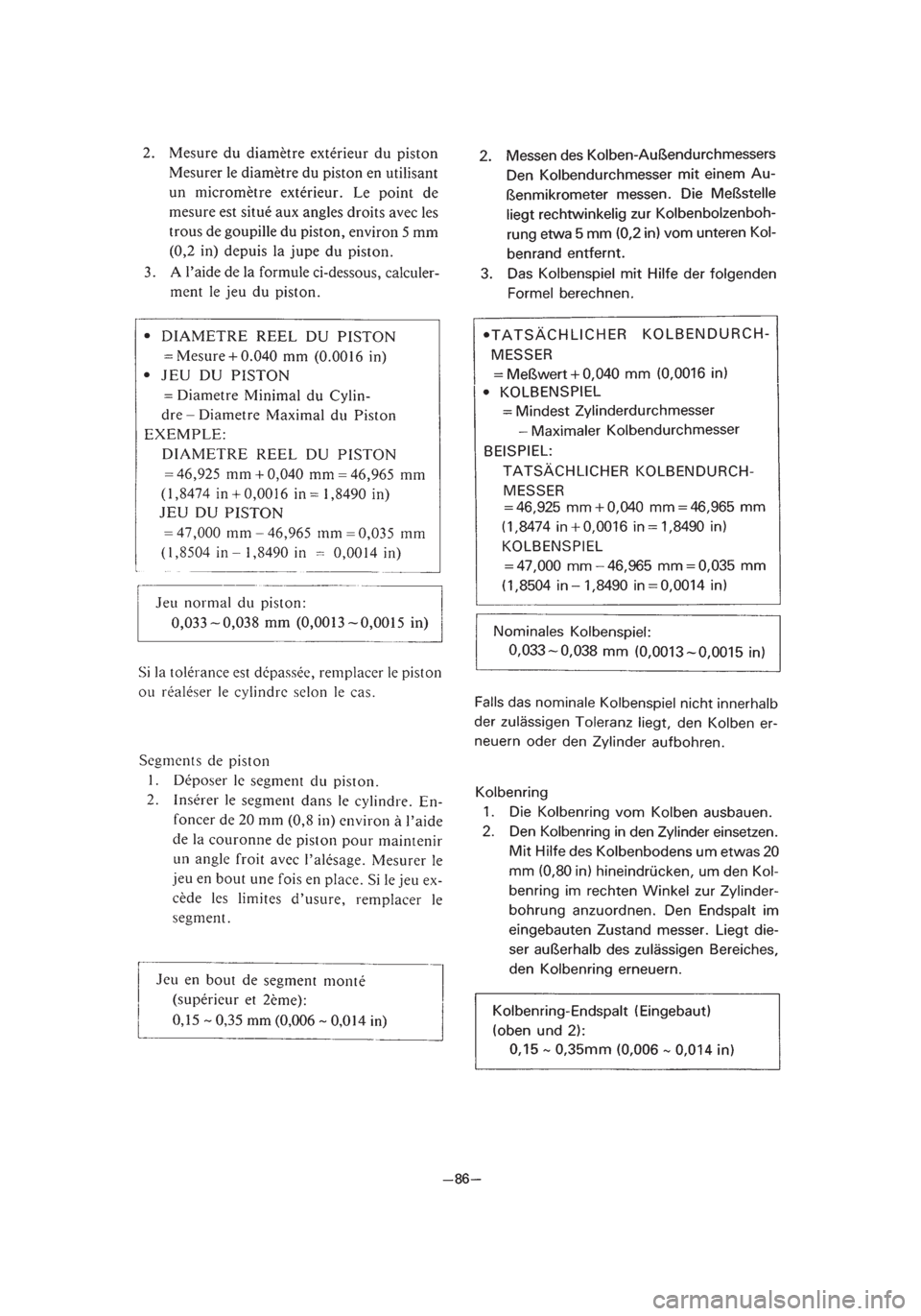YAMAHA PW80 2003 Notices Demploi (in French) *2/3=PW80-3RV-8B 01.4.16 3:45 PM Page 41 YAMAHA PW80 2003 Notices Demploi (in French) *2/3=PW80-3RV-8B 01.4.16 3:45 PM Page 41