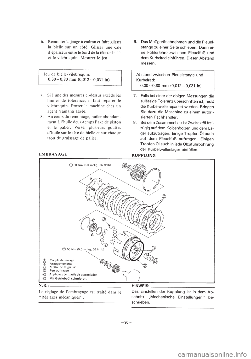 YAMAHA PW80 2003 Notices Demploi (in French) *2/3=PW80-3RV-8B 01.4.16 3:47 PM Page 45 YAMAHA PW80 2003 Notices Demploi (in French) *2/3=PW80-3RV-8B 01.4.16 3:47 PM Page 45