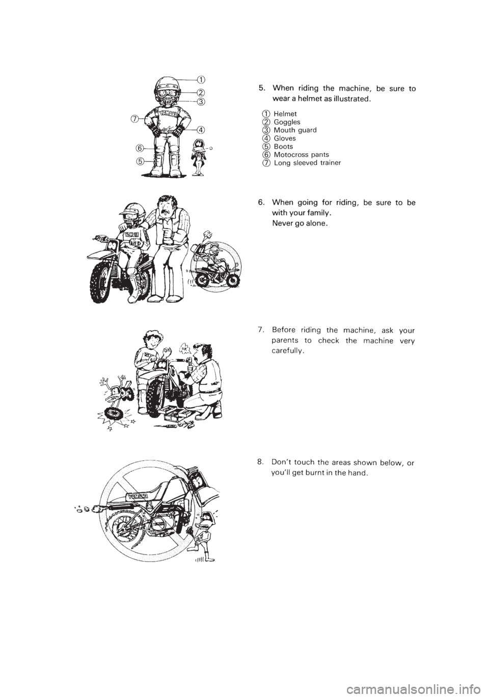 YAMAHA PW80 2003 Notices Demploi (in French) *1/3=PW80-3RV-8B 01.4.16 2:52 PM Page 14 YAMAHA PW80 2003 Notices Demploi (in French) *1/3=PW80-3RV-8B 01.4.16 2:52 PM Page 14