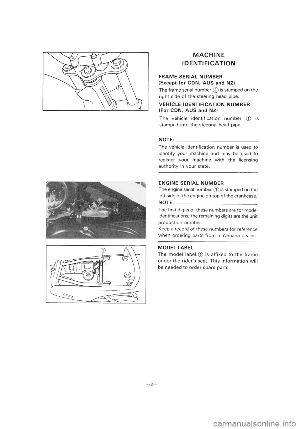 YAMAHA PW80 2003 Owners Manual *1/3=PW80-3RV-8B 01.4.16 2:54 PM Page 22 YAMAHA PW80 2003 Owners Manual *1/3=PW80-3RV-8B 01.4.16 2:54 PM Page 22