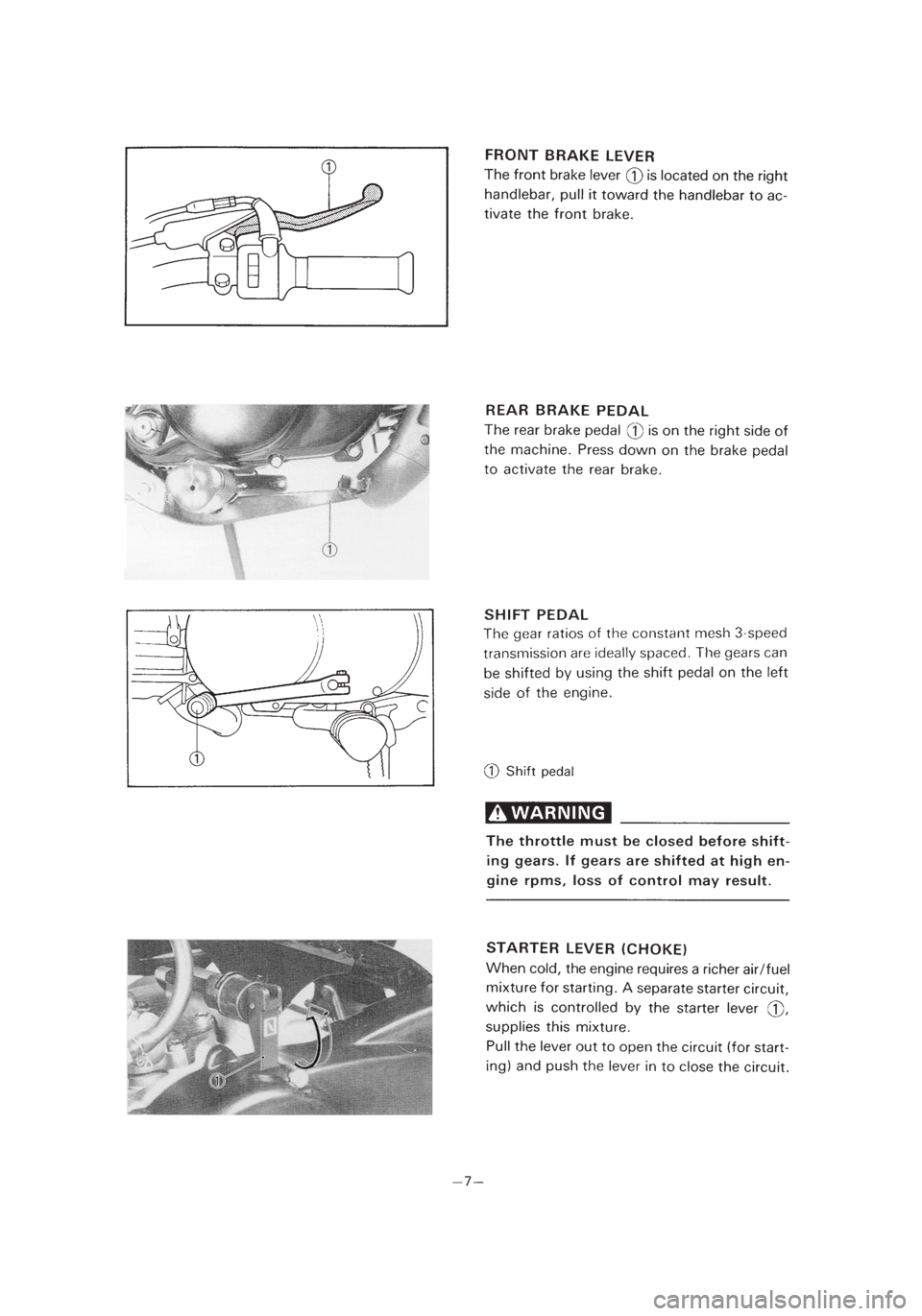 YAMAHA PW80 2003 Owners Manual *1/3=PW80-3RV-8B 01.4.16 2:55 PM Page 26 YAMAHA PW80 2003 Owners Manual *1/3=PW80-3RV-8B 01.4.16 2:55 PM Page 26