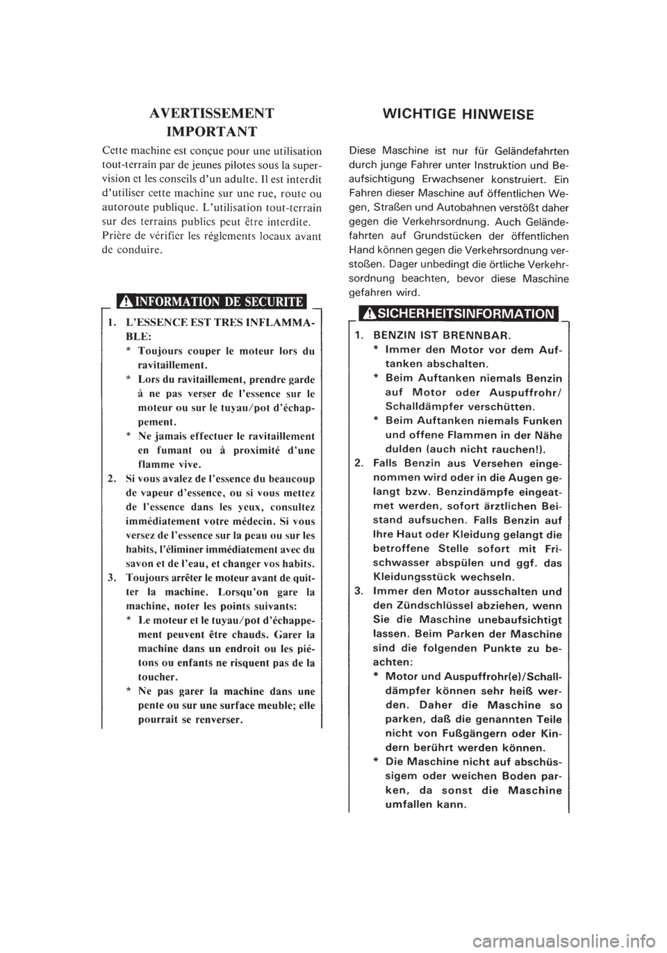 YAMAHA PW80 2003  Owners Manual *1/3=PW80-3RV-8B  01.4.16 2:51 PM  Page 7 