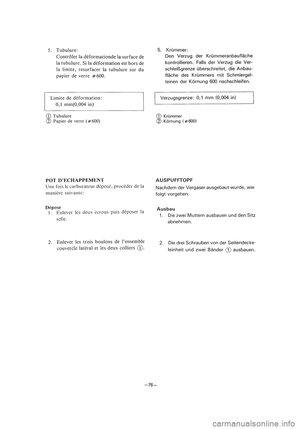 YAMAHA PW80 2003  Notices Demploi (in French) *2/3=PW80-3RV-8B  01.4.16 3:42 PM  Page 31 
