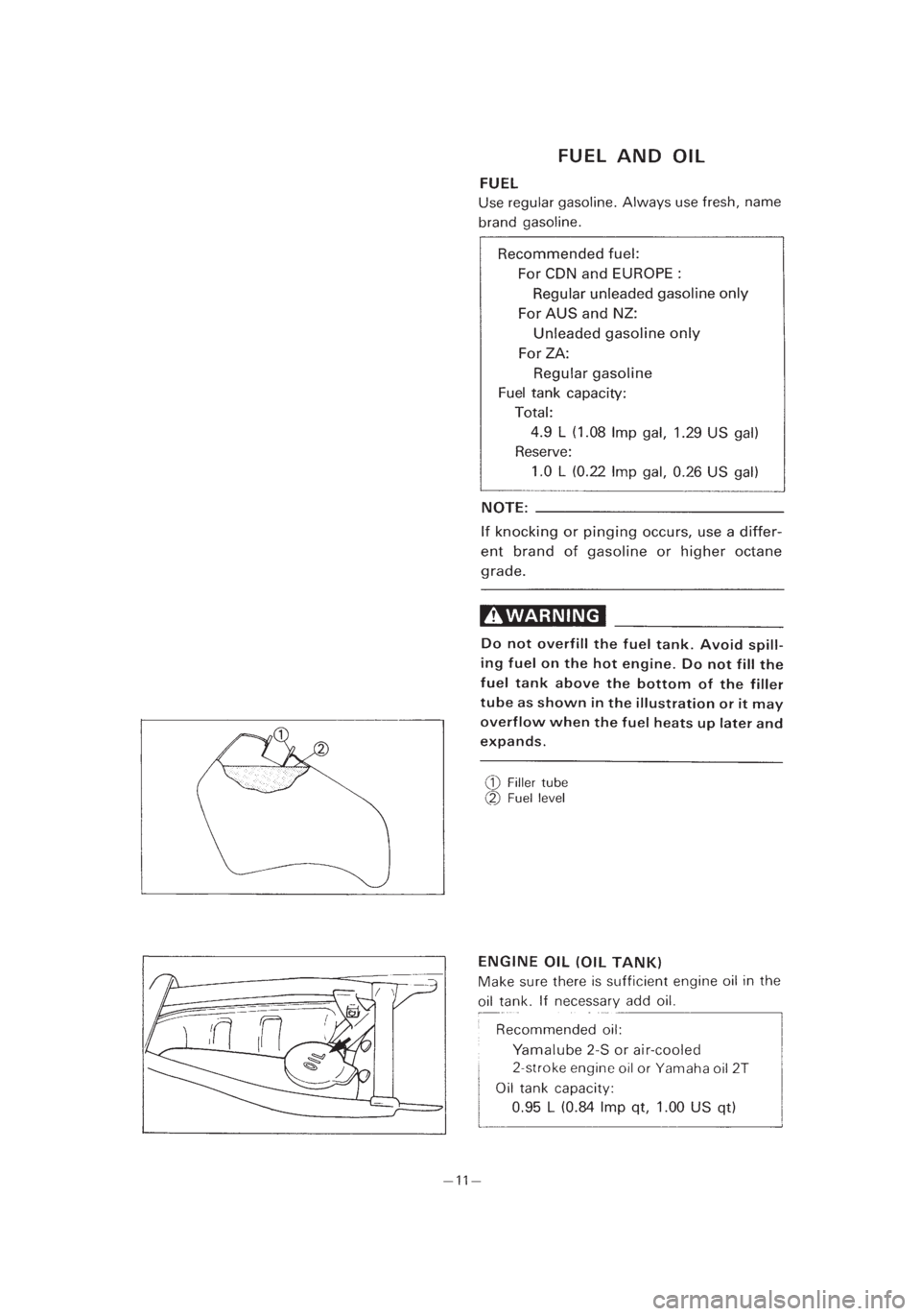 YAMAHA PW80 2002 Owners Guide *1/3=PW80-3RV-8B 01.4.16 2:56 PM Page 30 YAMAHA PW80 2002 Owners Guide *1/3=PW80-3RV-8B 01.4.16 2:56 PM Page 30