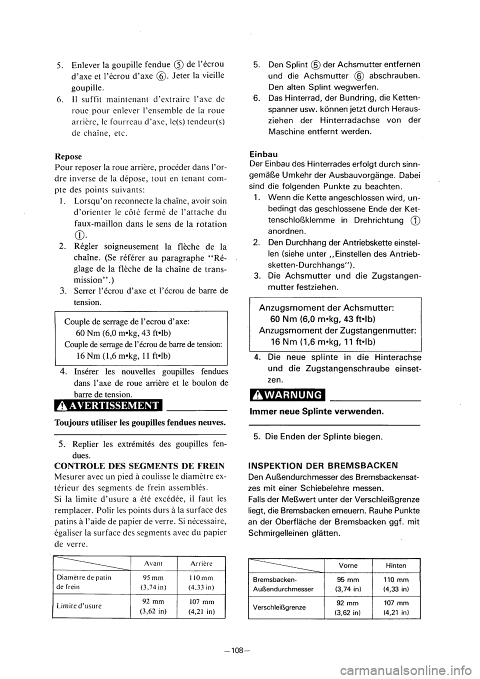 YAMAHA PW80 2001  Betriebsanleitungen (in German) 