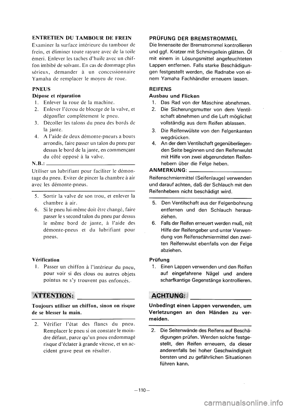 YAMAHA PW80 2001 Owners Manual YAMAHA PW80 2001 Owners Manual
