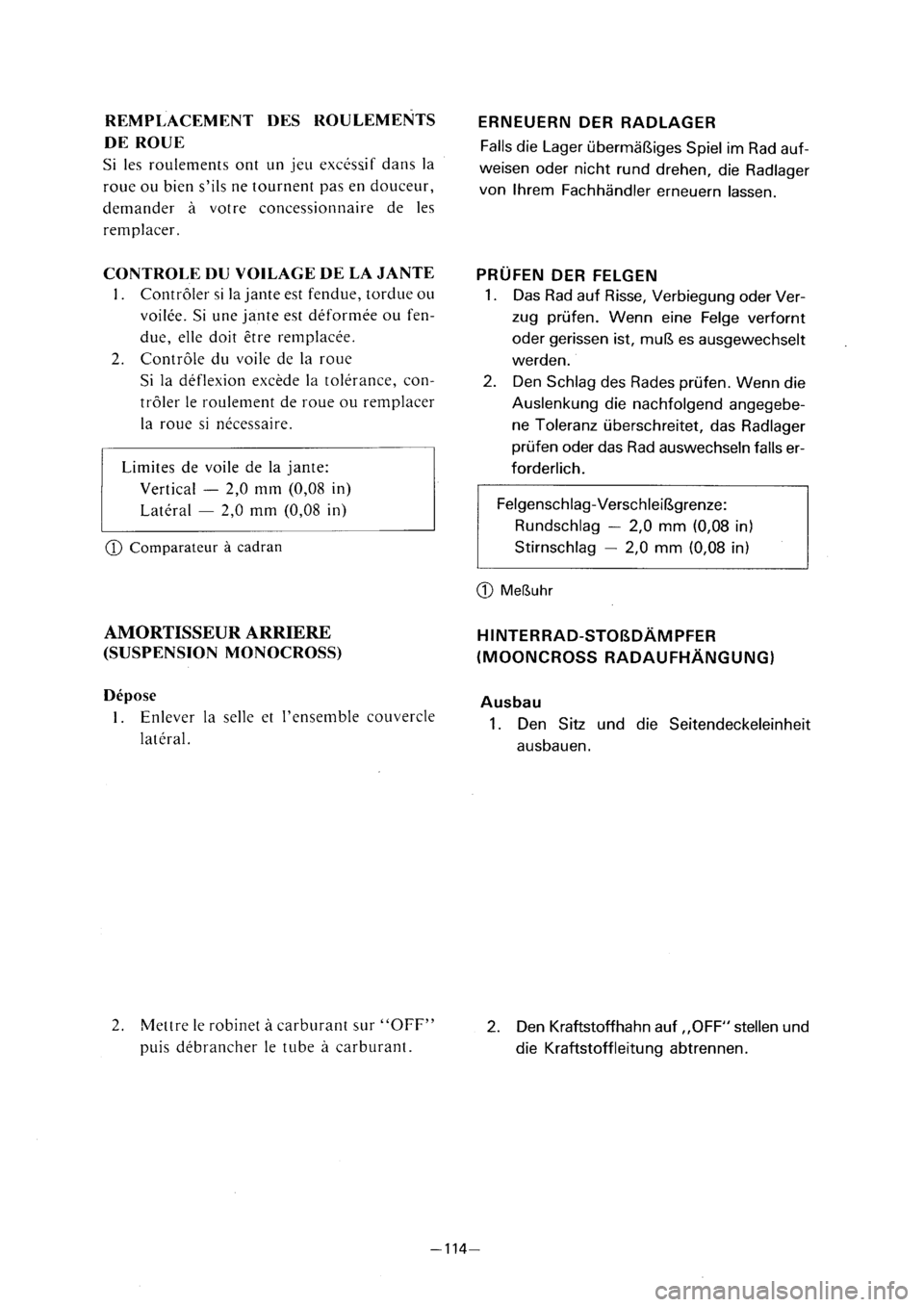 YAMAHA PW80 2001 Owners Manual YAMAHA PW80 2001 Owners Manual
