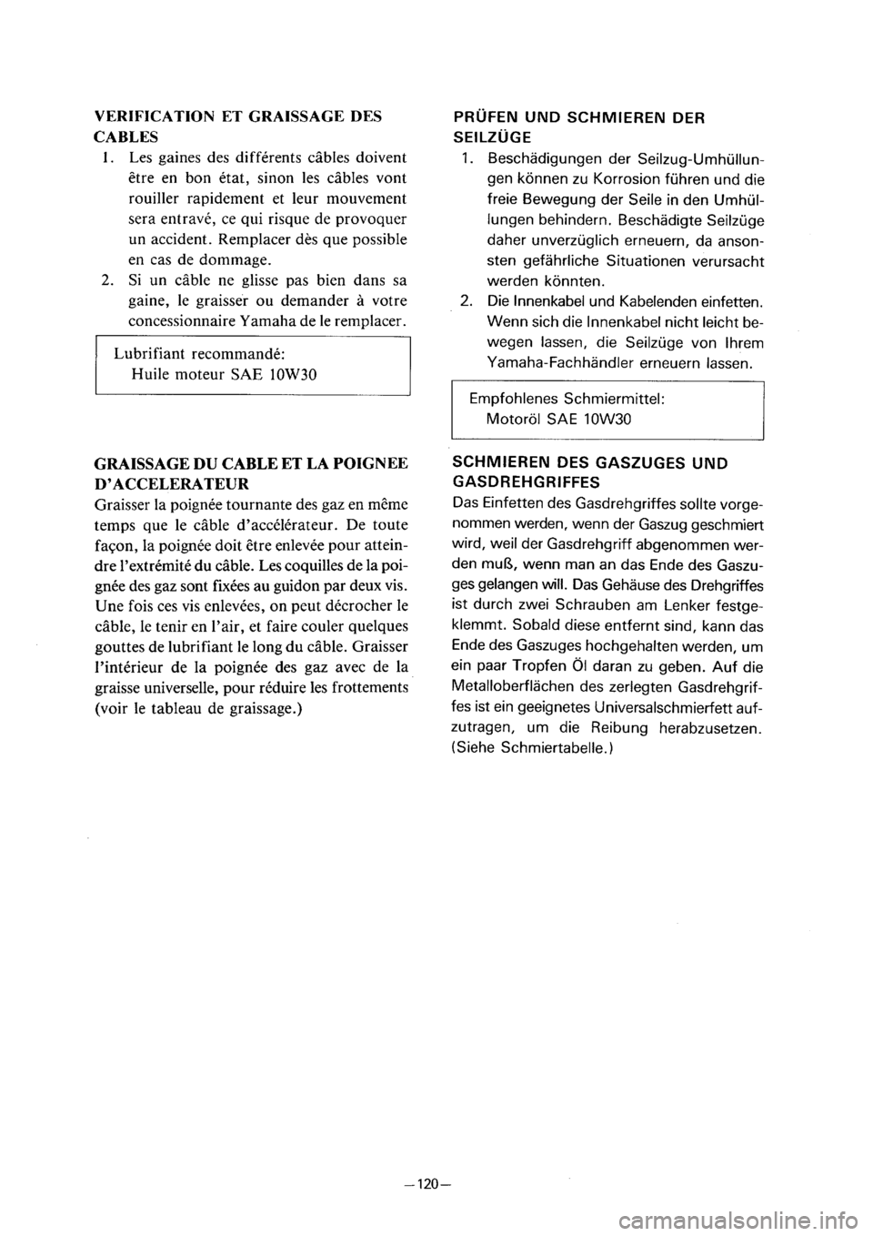 YAMAHA PW80 2001  Owners Manual 