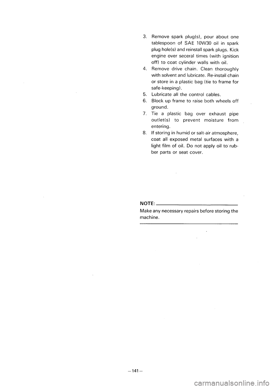YAMAHA PW80 2001  Owners Manual 