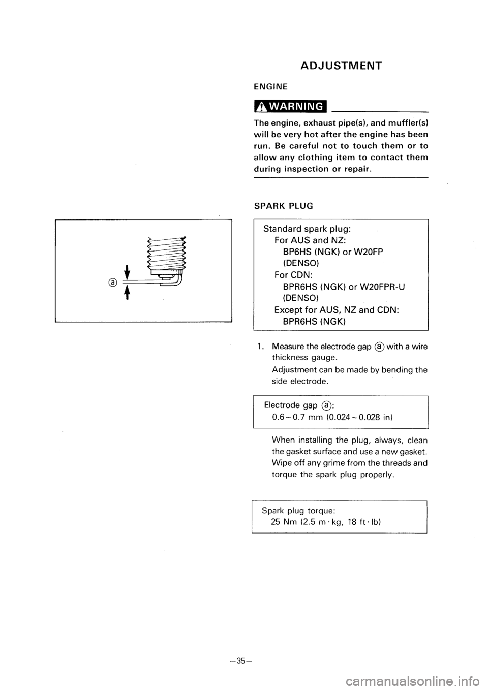 YAMAHA PW80 2001 Workshop Manual 