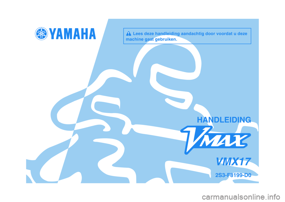 YAMAHA VMAX 2009  Instructieboekje (in Dutch) 