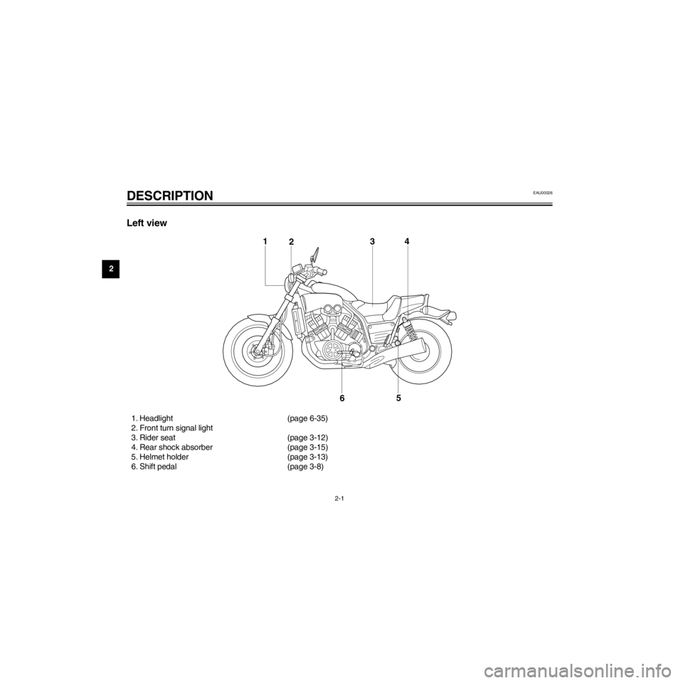 YAMAHA VMAX 1999 User Guide -
íòî
%&4$3*15*0/
ðIPNFð*NBJðJNBJ@EBUBð")çïçè@7.9îíò&íð&OHMJTIð&òíñGSBNF
-FGUÿWJFX
îì
é í
êë
&"6ïïïíé
îñ )FBEMJHIU ÷QBHFÿéòìêö
íñ SPOUÿUVSOÿTJHOBMÿMJHIU
YAMAHA VMAX 1999 User Guide -
íòî
%&4$3*15*0/
ðIPNFð*NBJðJNBJ@EBUBð")çïçè@7.9îíò&íð&OHMJTIð&òíñGSBNF
-FGUÿWJFX
îì
é í
êë
&"6ïïïíé
îñ )FBEMJHIU ÷QBHFÿéòìêö
íñ SPOUÿUVSOÿTJHOBMÿMJHIU