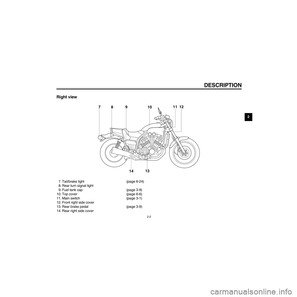 YAMAHA VMAX 1999 User Guide 3
íòí
%&4$3*15*0/
ðIPNFð*NBJðJNBJ@EBUBð")çïçè@7.9îíò&íð&OHMJTIð&òíñGSBNF
3JHIUÿWJFX
è
îëîì çîïîî îíæ
èñ 5BJMðCSBLFÿMJHIU ÷QBHFÿéòíëö
çñ 3FBSÿUVSOÿTJHOB YAMAHA VMAX 1999 User Guide 3
íòí
%&4$3*15*0/
ðIPNFð*NBJðJNBJ@EBUBð")çïçè@7.9îíò&íð&OHMJTIð&òíñGSBNF
3JHIUÿWJFX
è
îëîì çîïîî îíæ
èñ 5BJMðCSBLFÿMJHIU ÷QBHFÿéòíëö
çñ 3FBSÿUVSOÿTJHOB