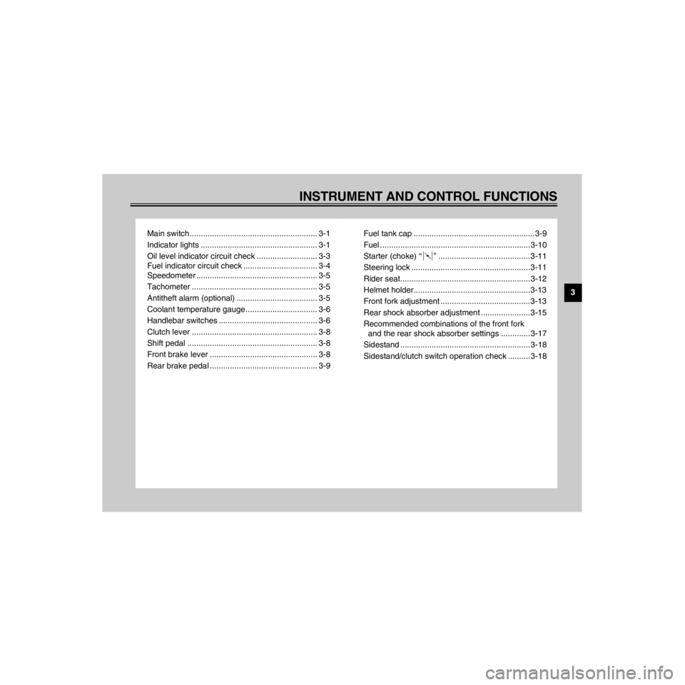 YAMAHA VMAX 1999 User Guide 3
*/4536.&/5ÿ"/%ÿ$0/530-ÿ6/$5*0/4
ðIPNFð*NBJðJNBJ@EBUBð")çïçè@7.9îíò&íð&OHMJTIð&òì50$ñGSBNF
.BJOÿTXJUDI ñññññññññññññññññññññññññññññññññññññ YAMAHA VMAX 1999 User Guide 3
*/4536.&/5ÿ"/%ÿ$0/530-ÿ6/$5*0/4
ðIPNFð*NBJðJNBJ@EBUBð")çïçè@7.9îíò&íð&OHMJTIð&òì50$ñGSBNF
.BJOÿTXJUDI ñññññññññññññññññññññññññññññññññññññ
