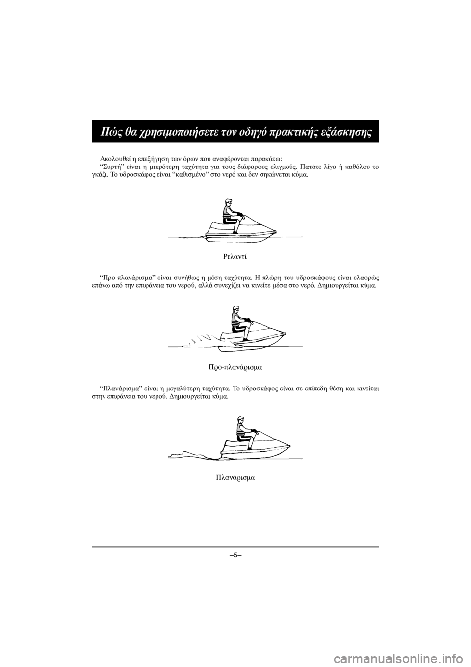 YAMAHA VX DELUXE 2019  Owners Manual –5–
Πώς θα χρησιμοποιήσετε τον οδηγό πρακτικής εξάσκησης
Ακολουθεί η επεξήγηση των όρων που αναφέρονται παρ